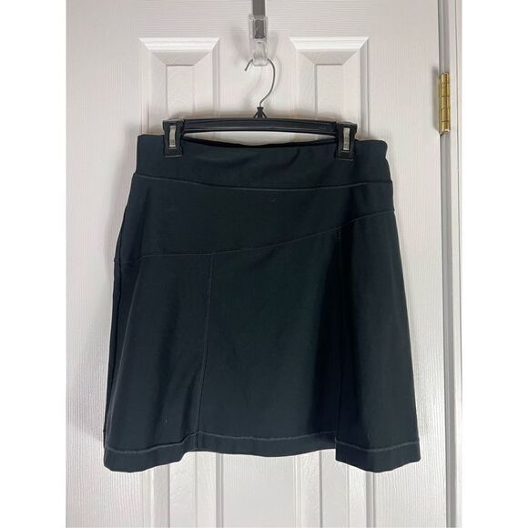 LL Bean Womens Black Skort Size M Reg - Picture 1 of 3